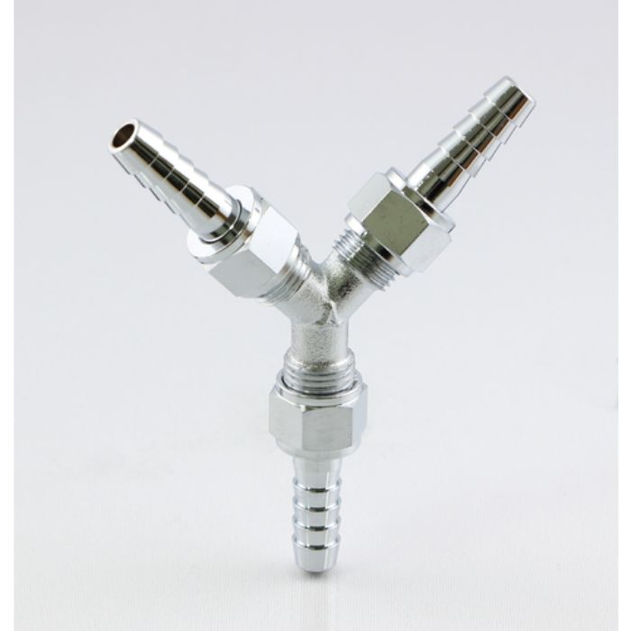 ASOH ホース用継手 Y型ホースジョイント Φ8(Tcode:5156378)