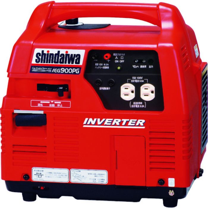 新ダイワ インバータガスエンジン発電機0.9kVA(Tcode:2060015)