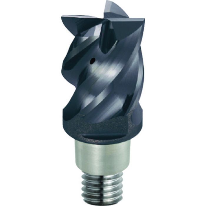 三菱 4枚刃難削材加工用 超硬クーラントホール付制振スクエアヘッド12mm (コート品) EP7020(Tcode:6686443)