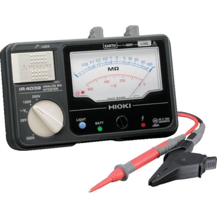 HIOKI アナログ絶縁抵抗計(3レンジ) IR4031-10(Tcode:8385006)