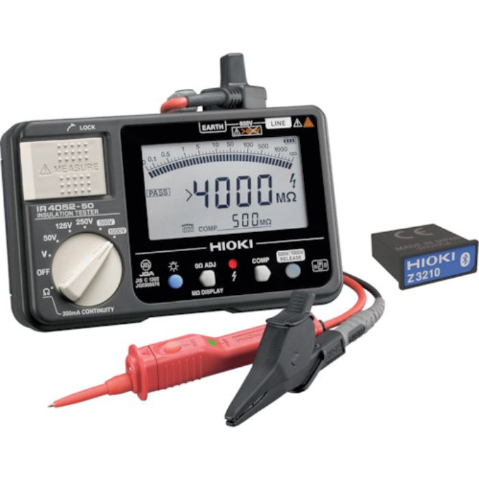 HIOKI 絶縁抵抗計ワイヤレスセット IR4052-91(Tcode:2686172)