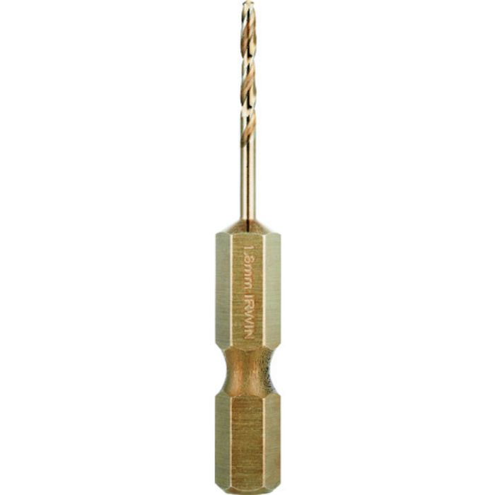IRWIN 六角軸コバルトドリル インパクトドリル対応ステンレス用ドリルビット 刃径2.2mm(Tcode:1612905)