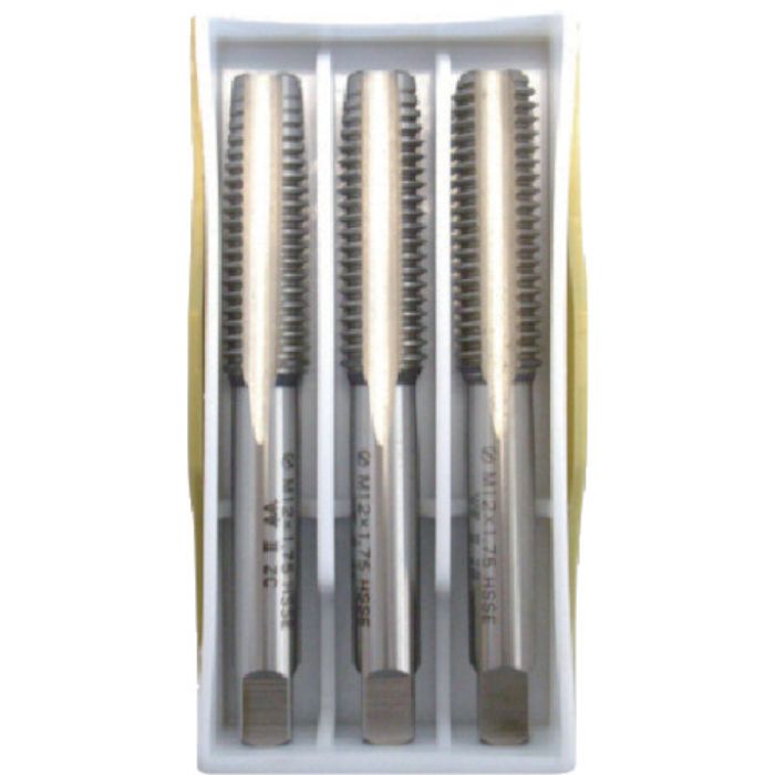 ISF HSS ハンドタップ メートルねじ・並目 【3本組】 M8X1.25(Tcode:5035597)