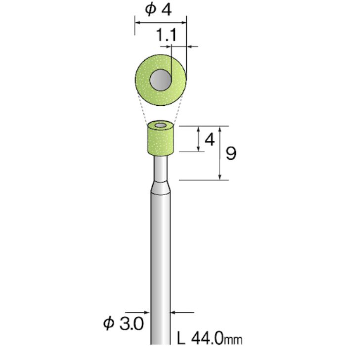 ミニモ ビトリファイドダイヤモンドバー#170 Φ4(Tcode:8527801)