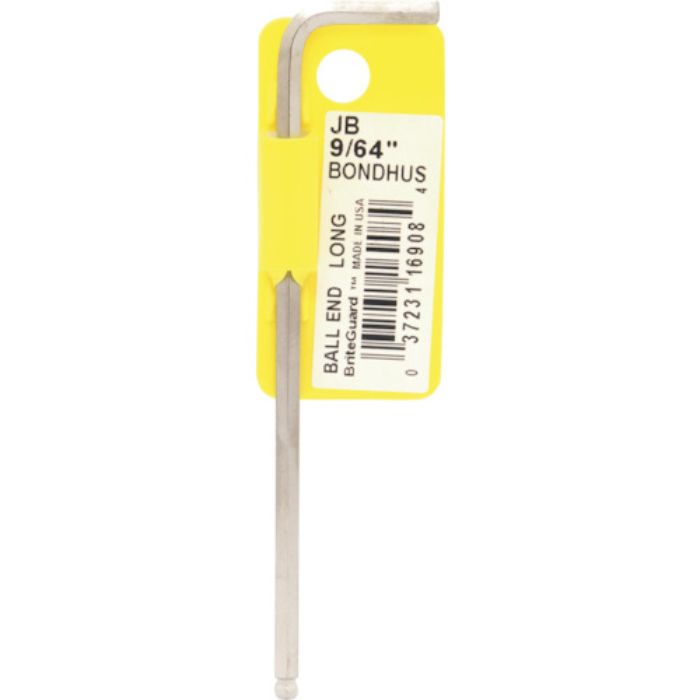 ボンダス ボールポイント・L-レンチ ロング 9/64インチ(Tcode:8107977)