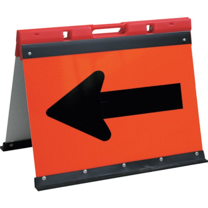 ANZEN 矢印板 アルミプリズム反射矢印板 折りたたみ 500*700(Tcode:4367163)