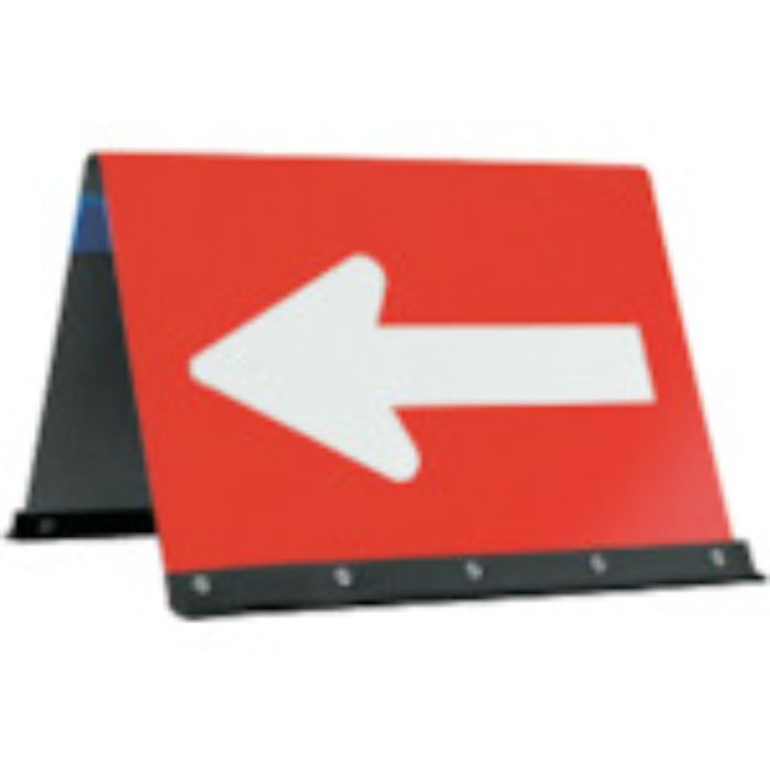 ANZEN 公団型矢印板 ガルバ公団型矢印板 450*600 赤/白反射(Tcode:4367206)