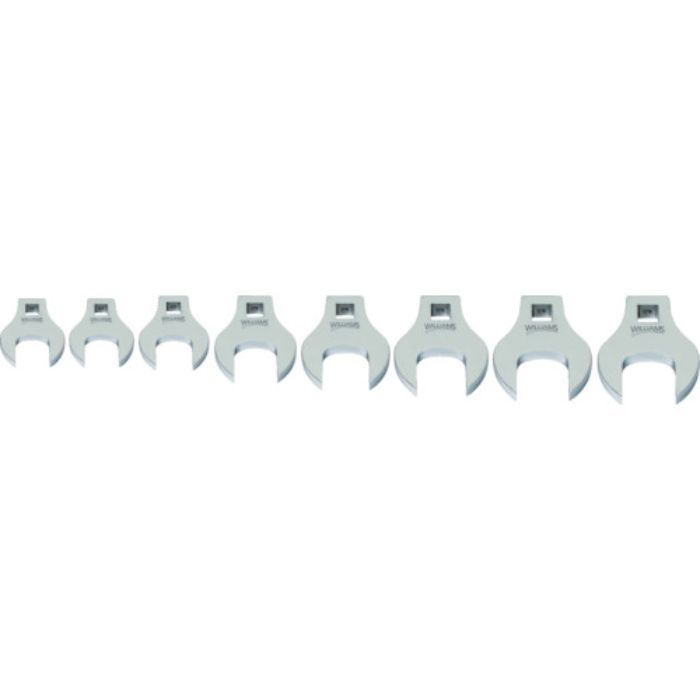 WILLIAMS 3/8ドライブ クローフットレンチ セット(17〜24mm)(Tcode:7573715)