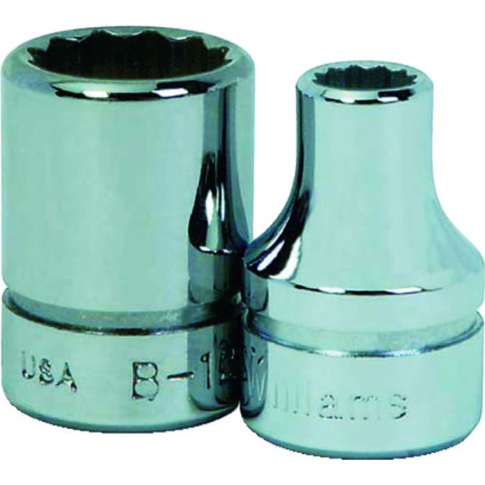 WILLIAMS 3/8ドライブ ショートソケット 12角 16mm(Tcode:7578636)