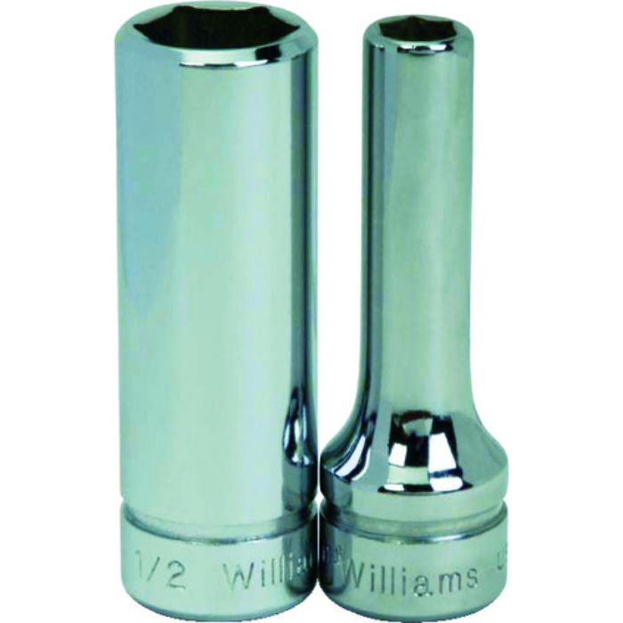 WILLIAMS 3/8ドライブ ディープソケット 6角 6mm(Tcode:7578938)
