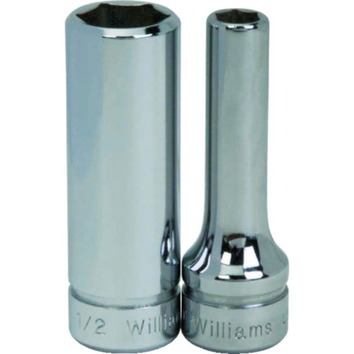 WILLIAMS 3/8ドライブ ディープソケット 6角 22mm(Tcode:7579080)