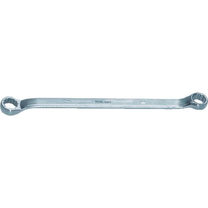 WILLIAMS 両口めがねレンチ 10度オフセット 12角 対辺寸法8×10mm(Tcode:7552319)