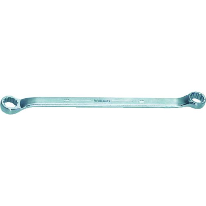 WILLIAMS 両口めがねレンチ 10度オフセット 12角 対辺寸法10×12mm(Tcode:7552335)