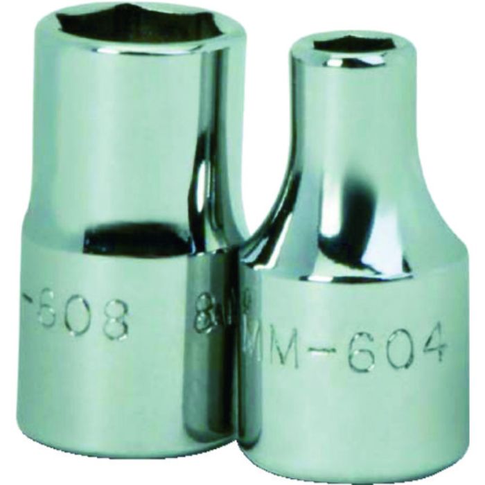 WILLIAMS 1/4ドライブ ショートソケット 6角 4mm(Tcode:7580029)