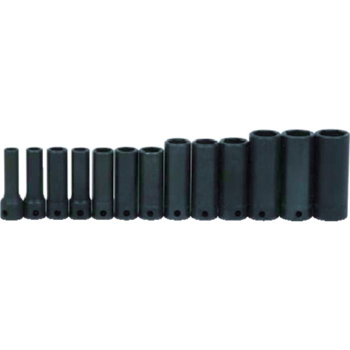 WILLIAMS 3/8ドライブ ディープソケットセット 6角 13個 インパク(Tcode:7580266)