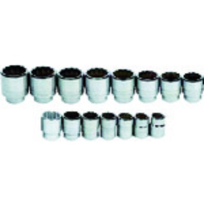 WILLIAMS 3/4ドライブ ソケットセット 12角 15個(Tcode:7580495)