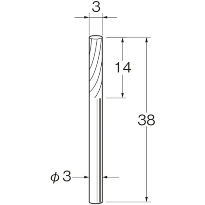 リューター 超硬カッターK3113(Tcode:1281993)