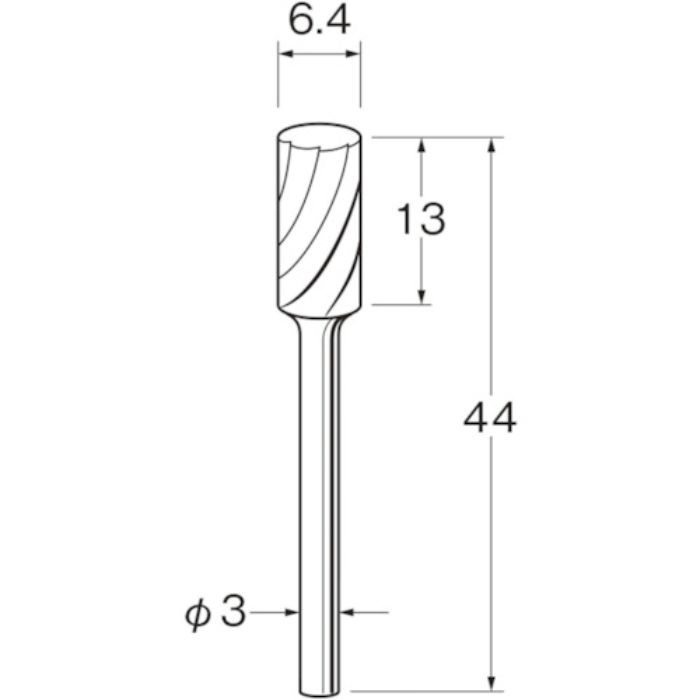 リューター 超硬カッターK3116(Tcode:1285053)