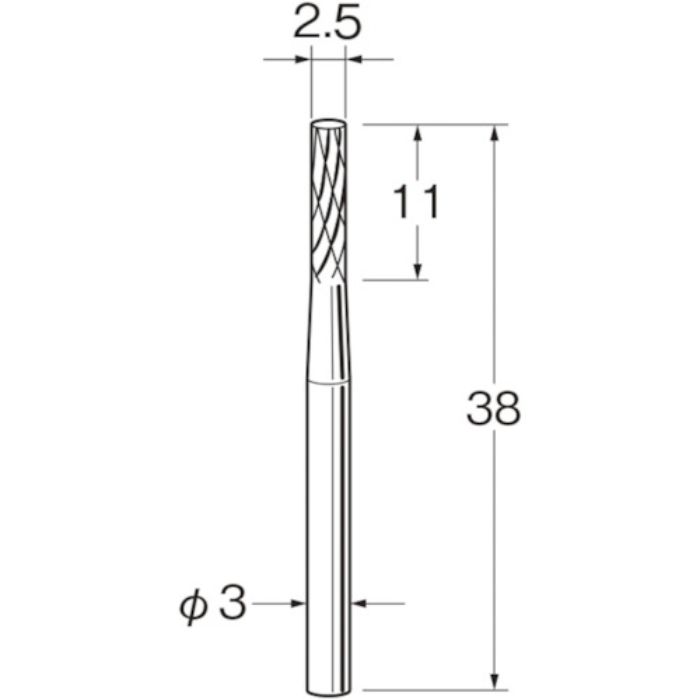 リューター 超硬カッターK3122(Tcode:1282953)