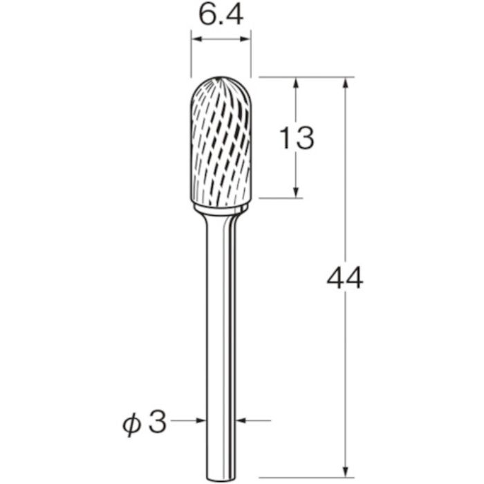 リューター 超硬カッターK3226(Tcode:1282289)