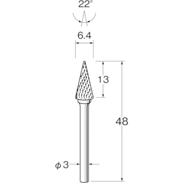 リューター 超硬カッターK3526(Tcode:1282499)