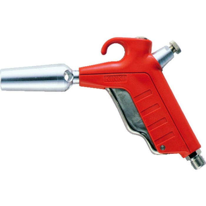 近畿 エアーダスターガン 1/4 ノズル口径16mm ノズル長75mm(Tcode:1081802)