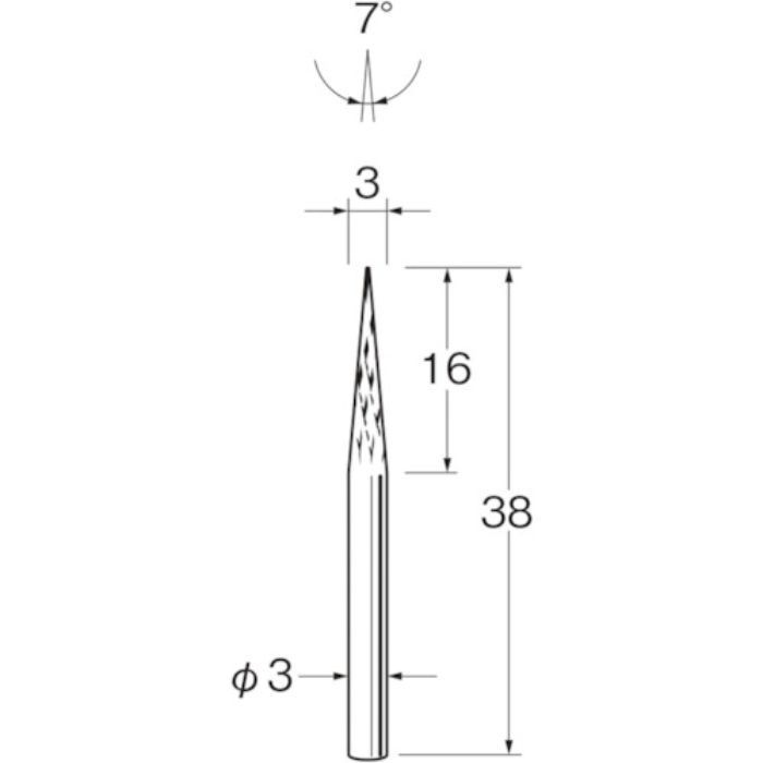 リューター チタンアルミナコーティング超硬カッター(Tcode:1684408)