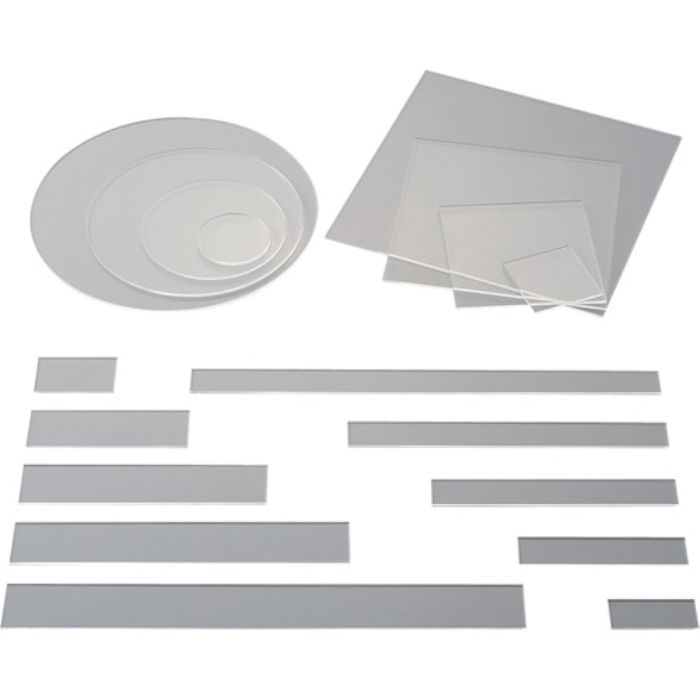 光 アクリル正方形 透明 50mm角×2mm(Tcode:8201352)