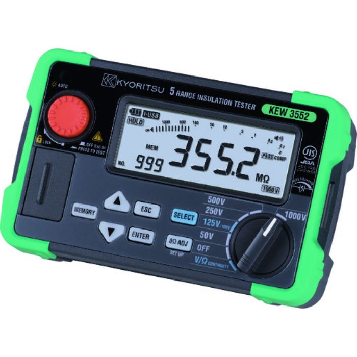 KYORITSU デジタル絶縁抵抗計(6レンジ)(Tcode:2071931)