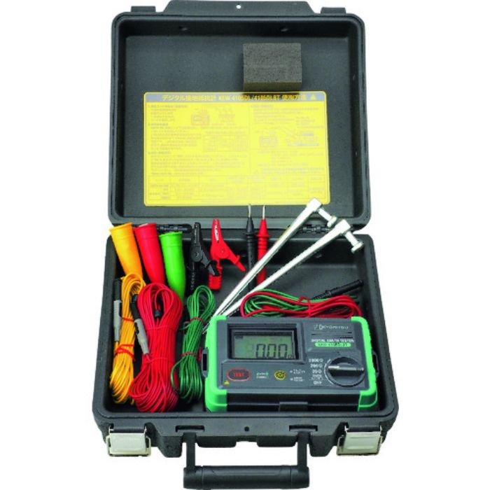 KYORITSU 4105DLBT-H デジタル接地抵抗計(Bluetooth搭載、ハードケース付)(Tcode:2071956)