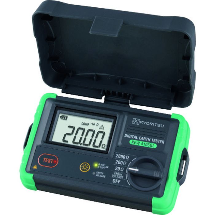 KYORITSU 4105DLーH デジタル接地抵抗計(ハードケース)(Tcode:2071955)