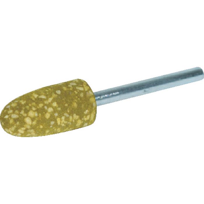 TRUSCO ゴム軸付砥石 砲弾型 Φ4X幅13X軸3 220# 10本入(Tcode:8185132)