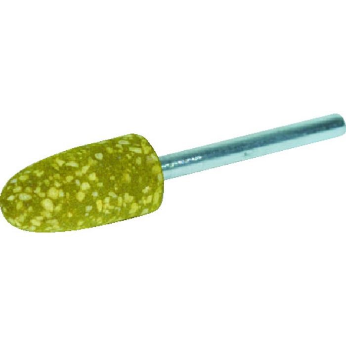 TRUSCO ゴム軸付砥石 砲弾型 Φ10X幅20X軸3 220# 10本入(Tcode:8185135)