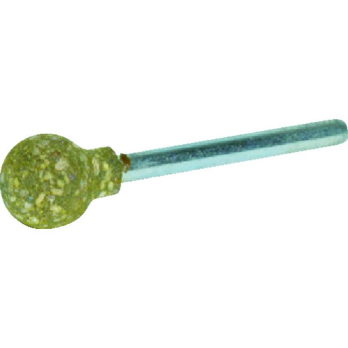 TRUSCO ゴム軸付砥石 球型 Φ10X軸3 220# 10本入(Tcode:8185123)