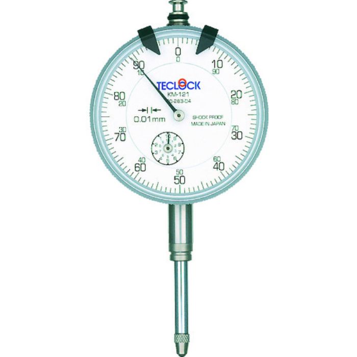 テクロック 標準型ダイヤルゲージ 測定範囲0〜20mm(Tcode:1028308)
