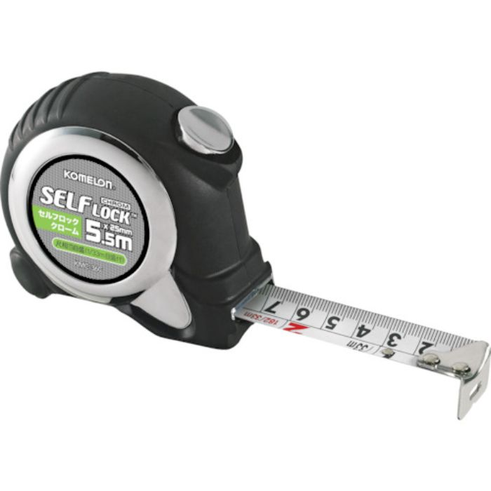 KOMELON セルフロッククロム 5.5m 19mm巾 尺相当(Tcode:2561946)