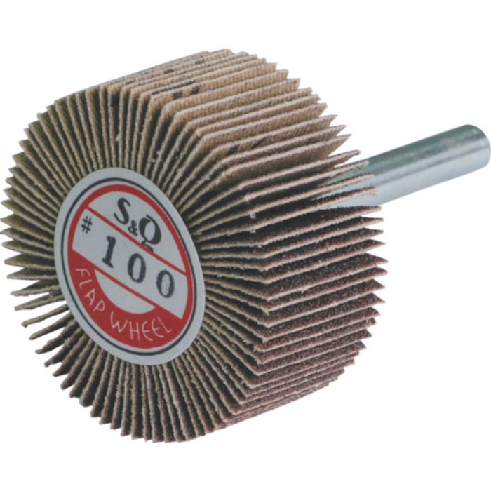 MURAKO 軸付フラップ金具無し 外径80 幅5 軸径6mm 400#(Tcode:7796706)