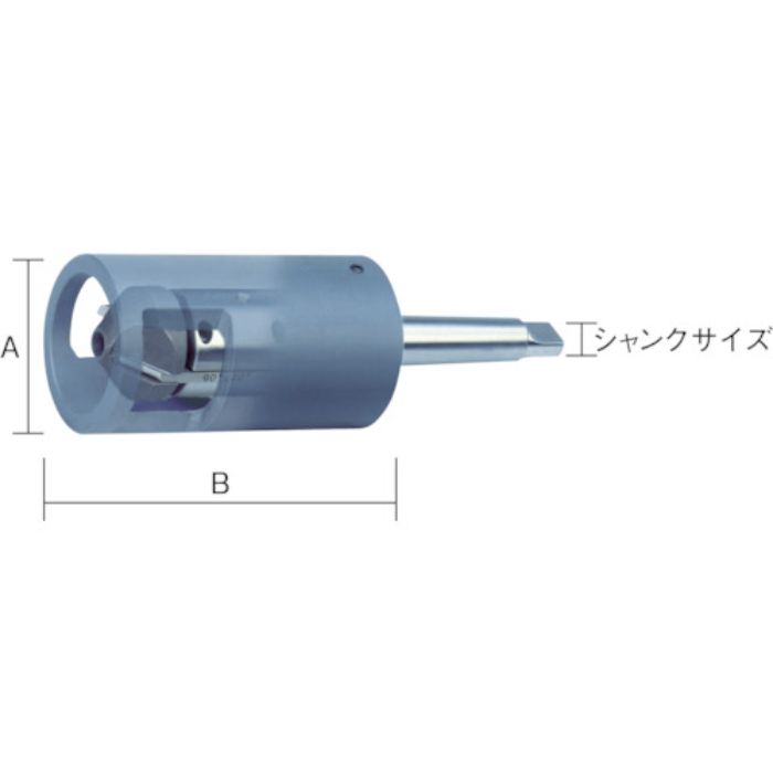 NOGA K1内外径用カウンターシンク90°MT-2シャンク(Tcode:4044878)