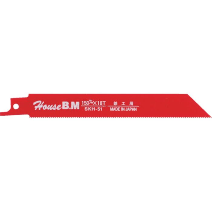 ハウスB.M 兼用セーバーソーブレード 10枚入り 鉄工用 200×18山(Tcode:3028828)