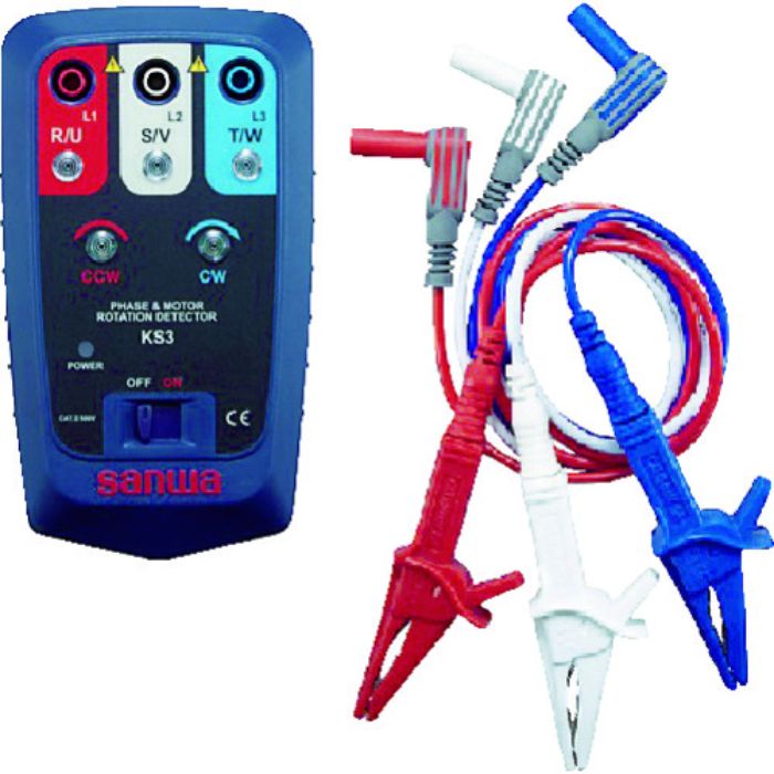 SANWA 接触式モーター検相器(Tcode:4716264)