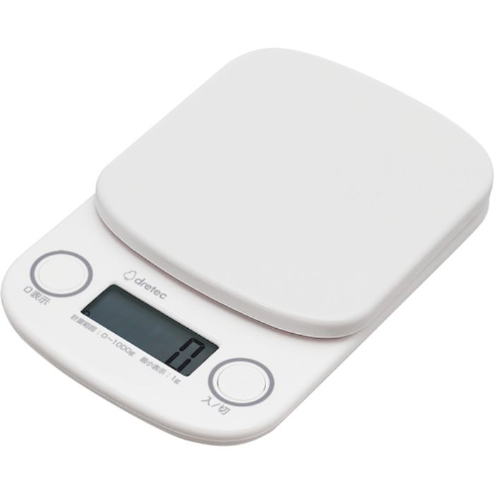 dretec デジタルスケール1kg ホワイト(Tcode:4689489)