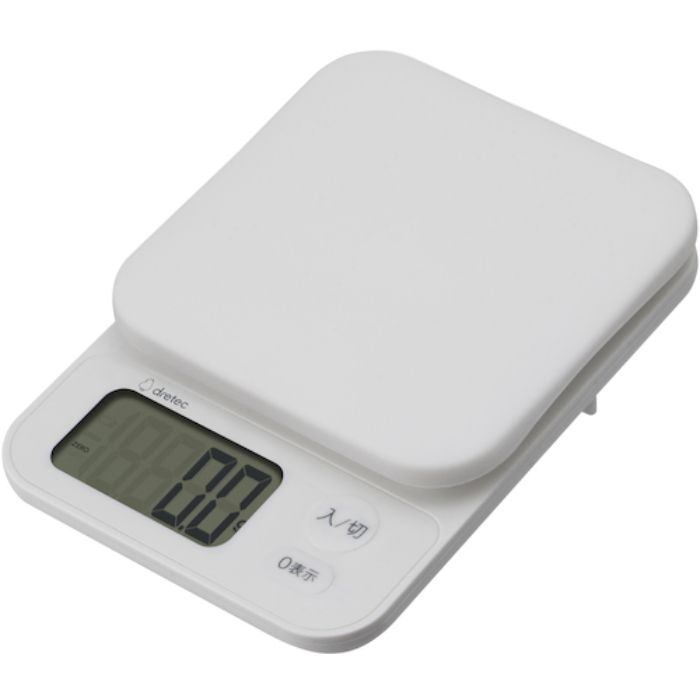 dretec デジタルスケール「ブランジェ」2kg ホワイト(Tcode:4689498)