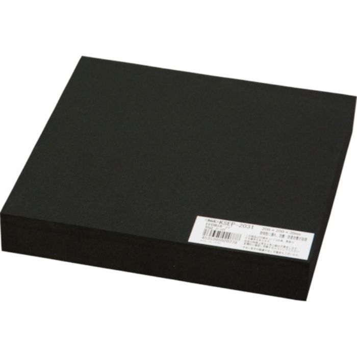 光 EPDMスポンジ 200X200 30t 黒(Tcode:4739523)