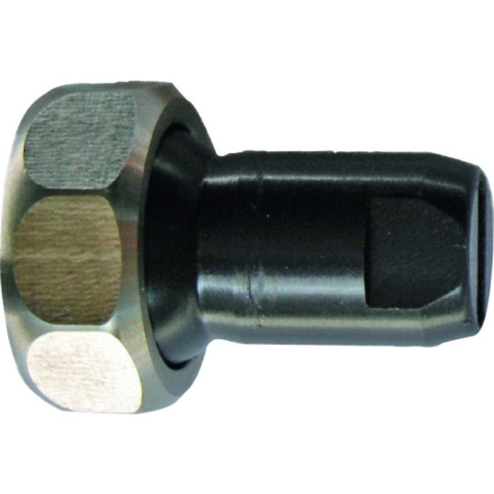 ヒルトライン ステンレス製クーラントホース(1/4ホースシステム)用樹脂製丸ノズル スリット穴 幅7.0×厚み2.0×穴数1(アジャストナット入り)(Tcode:1609044)