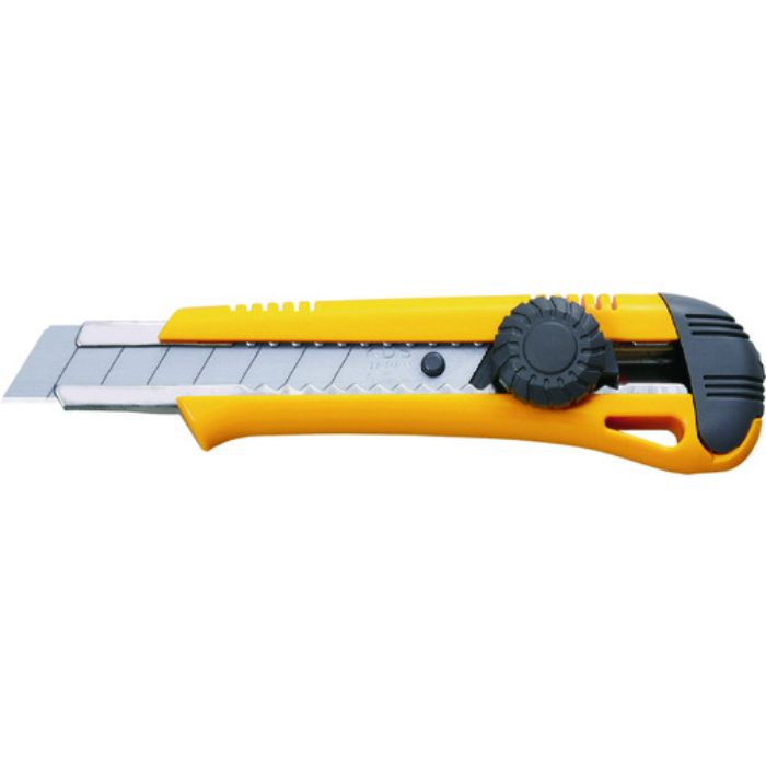 KDS カッターナイフ ネジロックL 黄 全長152mm(Tcode:3960021)