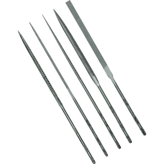 Vallorbe 精密ニードルヤスリ 5種セット 160mm #0(Tcode:1372697)