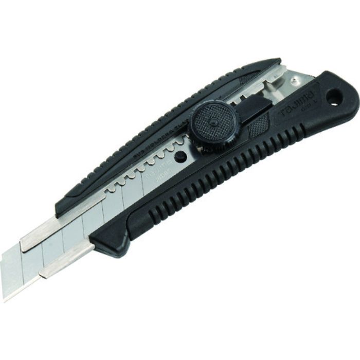 タジマ カッターナイフ ネジプロ グリ-L ブラック クリアケース入(Tcode:7965516)