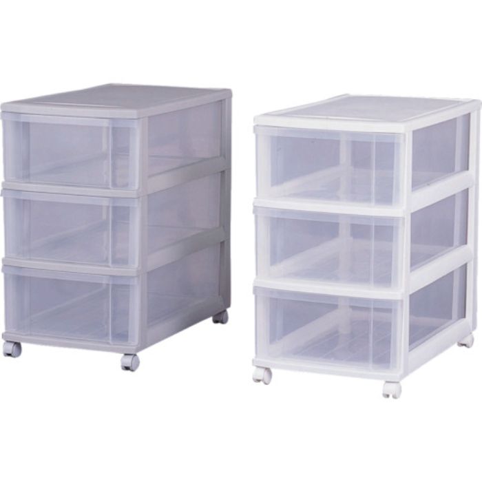 IRIS 219575 ロングチェスト LC-653 ホワイト/クリア(Tcode:5133271)