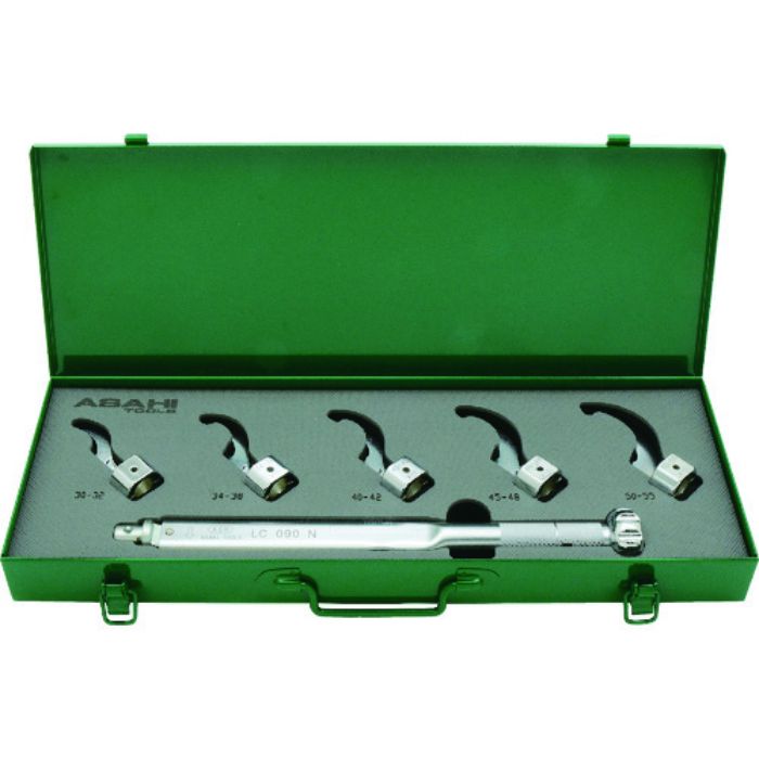 ASH トルクレンチ引掛スパナセットLC090N付 6pc(Tcode:8200209)