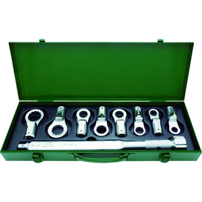 ASH トルクレンチめがねヘッドセット LC180N+17-36mm(Tcode:5805180)